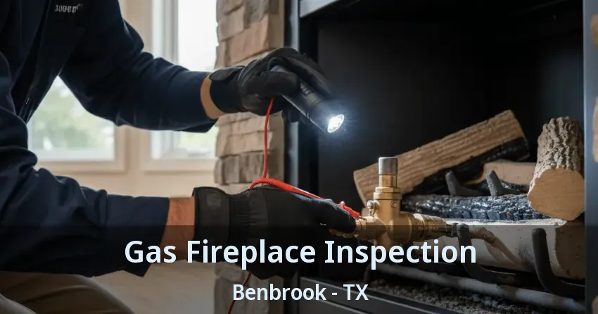 Gas Fireplace Inspection Benbrook - TX