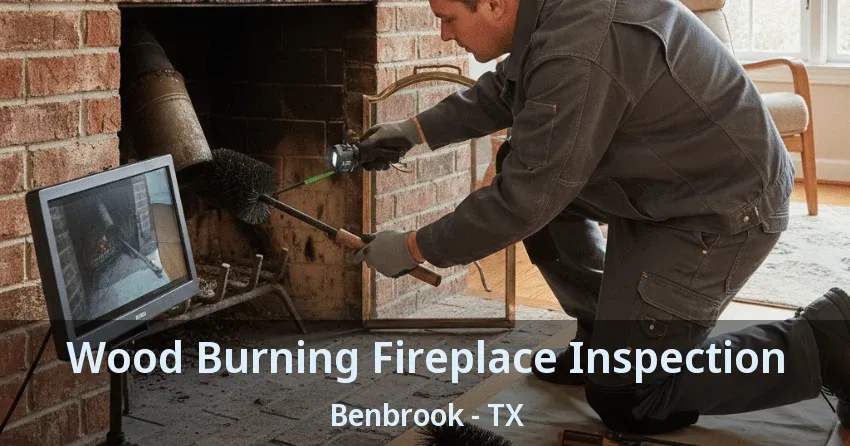 Wood Burning Fireplace Inspection Benbrook - TX